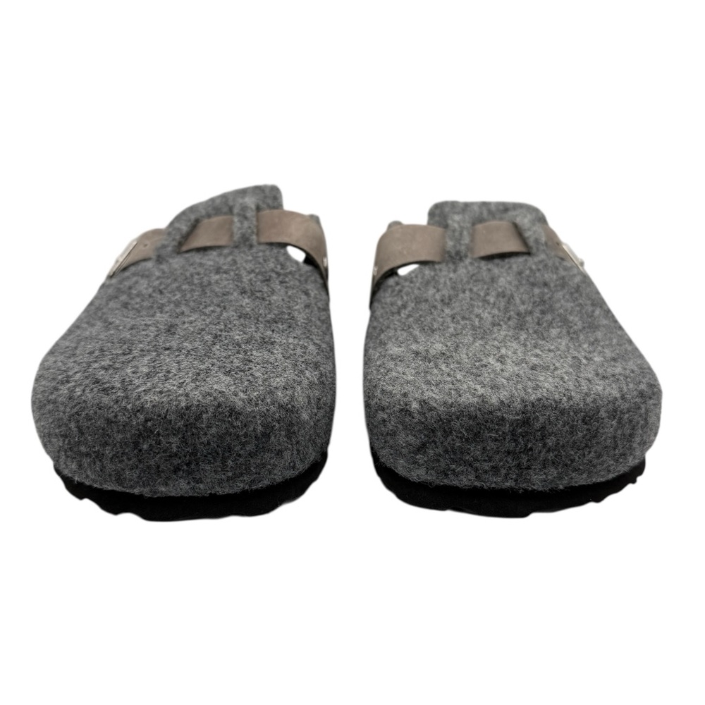 Bio-Gold Felt Slip-On Faux Fur Mules‎ Clogs Slipper Shoes NWT (11) - Picture 6 of 16